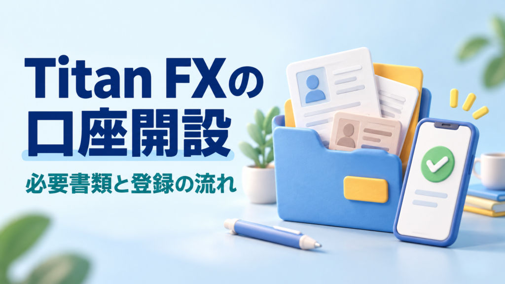 Titan FXの口座開設方法｜必要書類と登録手順を解説
