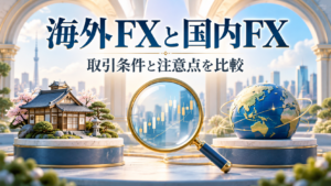 海外FXと国内FXは何が違う？取引条件と利用時の注意点を比較