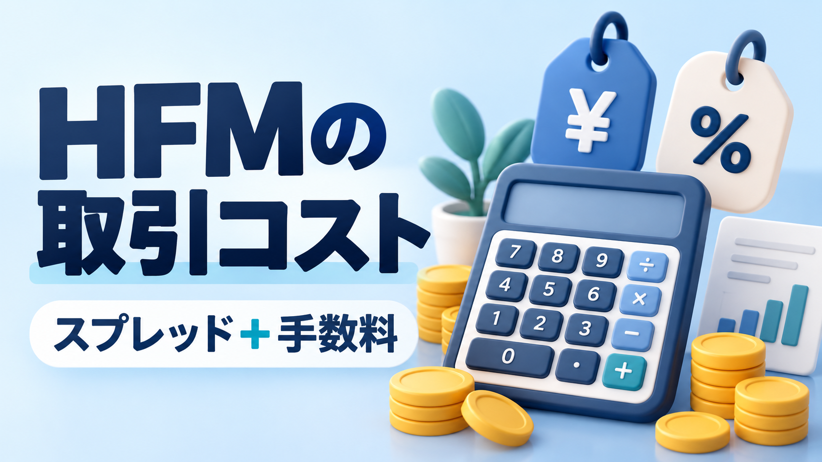 HFMのスプレッドと手数料｜口座ごとのコストを確認しよう