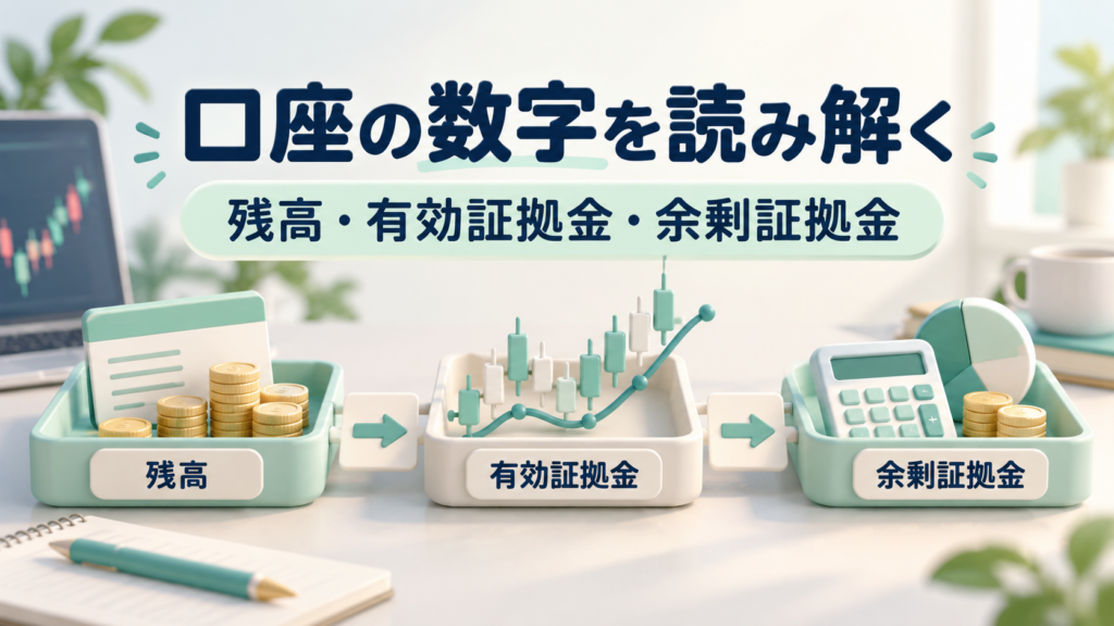 FXの残高・有効証拠金・余剰証拠金は何が違う？
