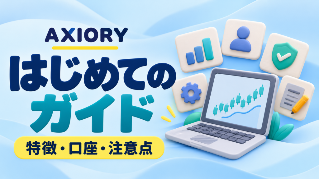 AXIORYとは？特徴・口座タイプと利用前に知っておきたいこと