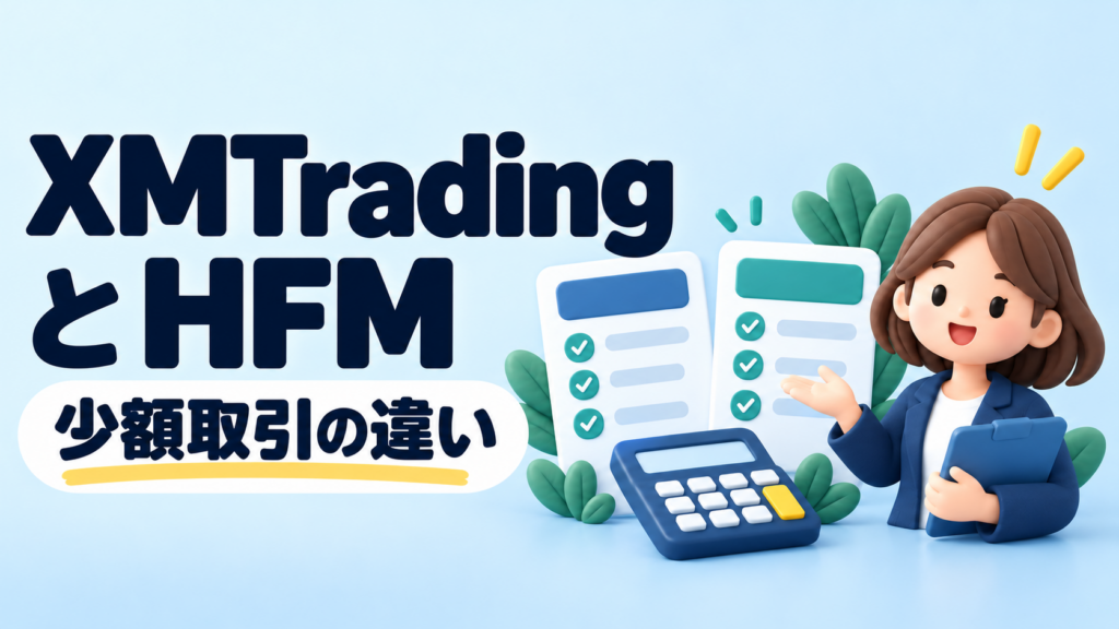 XMTradingとHFMを比較｜少額取引と口座選びで確認したいこと