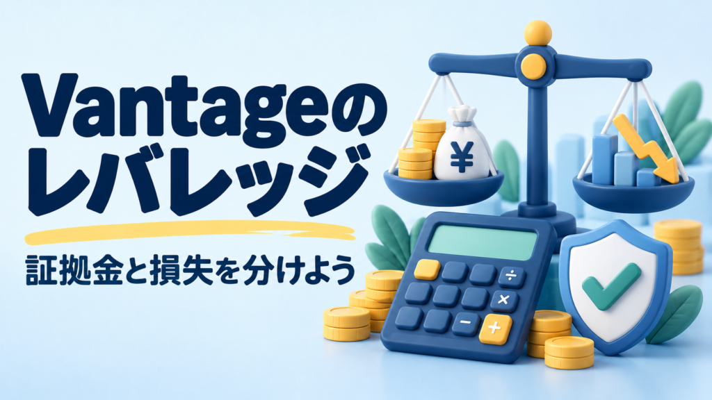 Vantageのレバレッジと必要証拠金｜制限がかかる条件も確認