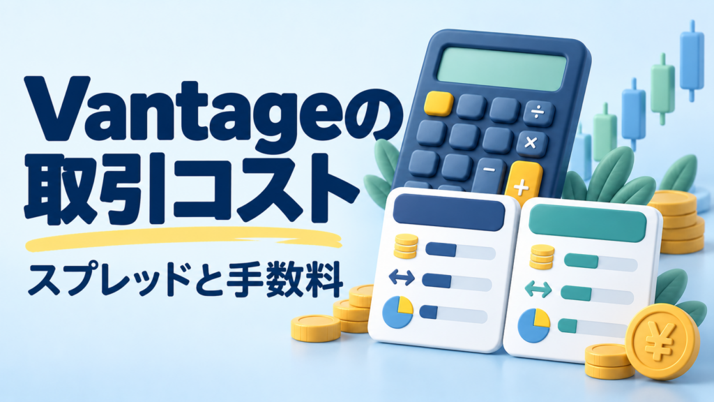 Vantageのスプレッドと手数料｜取引にかかる費用を整理しよう
