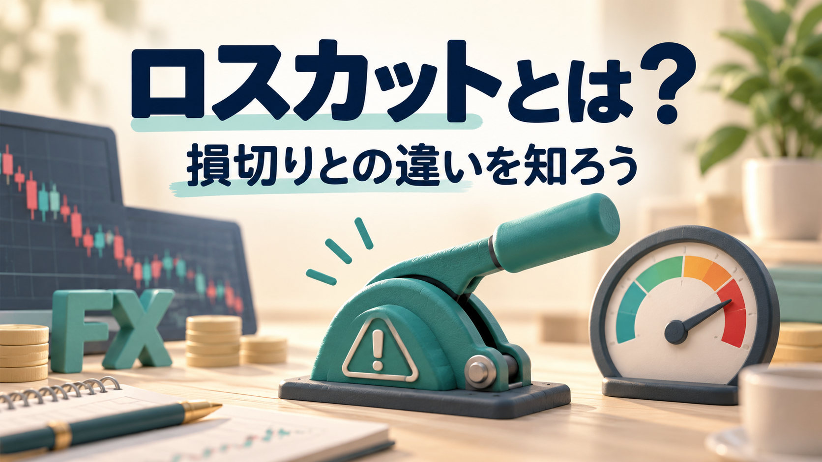 FXのロスカットとは？損切りとの違いと発動までの流れ