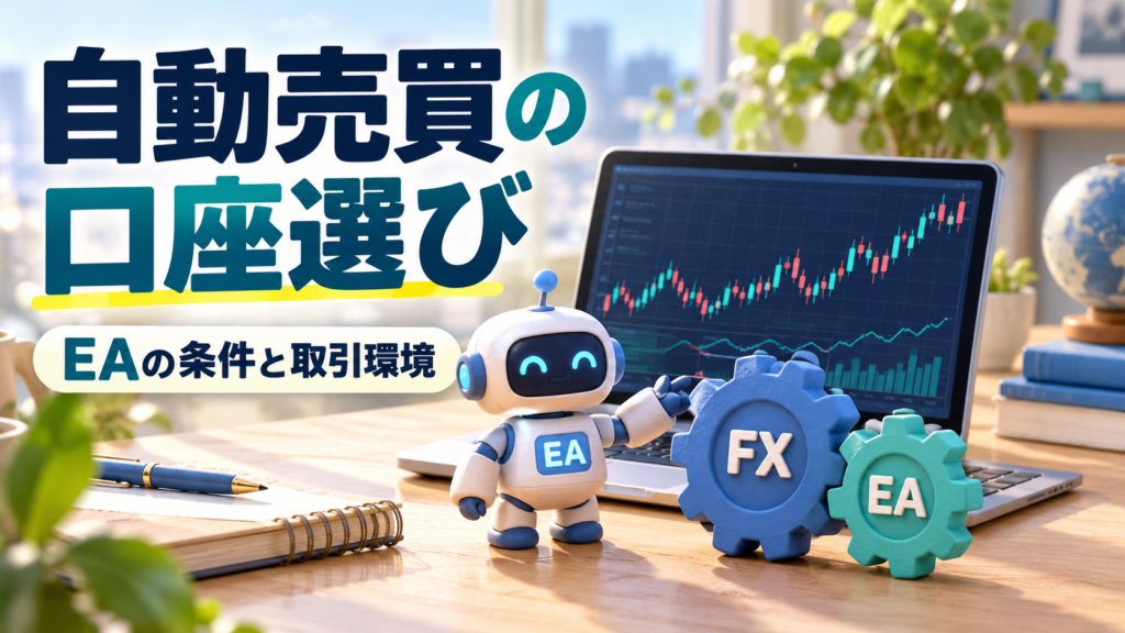 海外FXの自動売買向け口座を比較｜EAの利用条件と取引環境を確認
