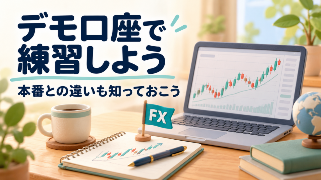 海外FXのデモ口座とは？練習できることと本番口座との違い