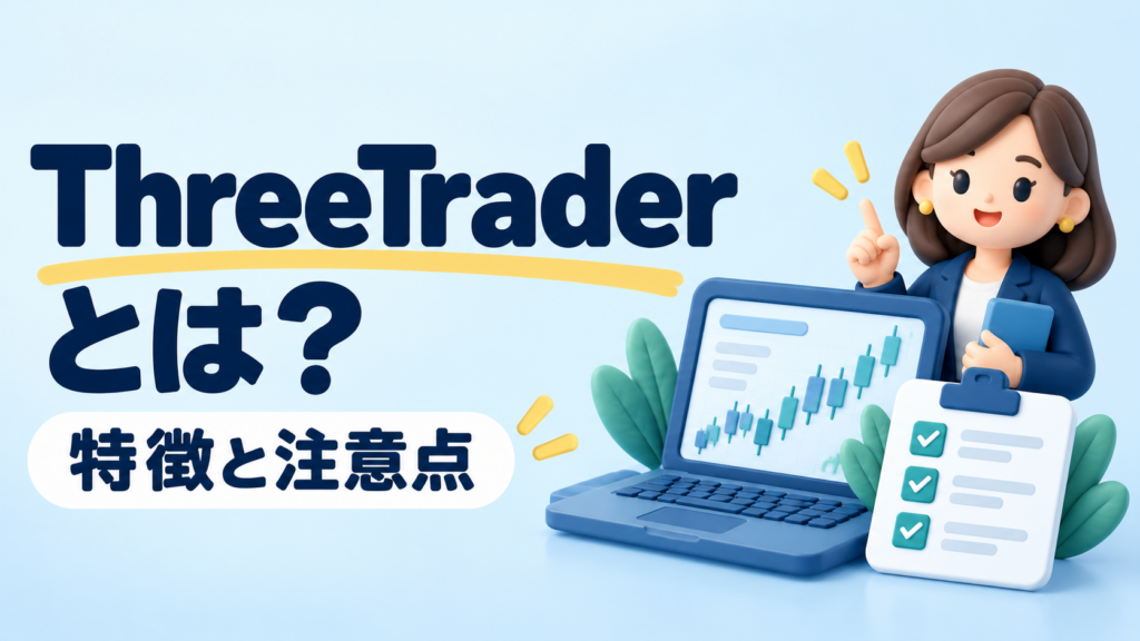 ThreeTraderとは？特徴と口座を作る前に確認したいこと