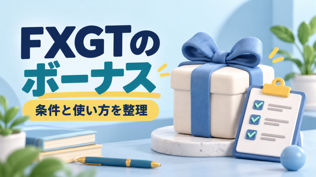 FXGTのボーナスの使い方｜対象口座・受け取り条件・注意点