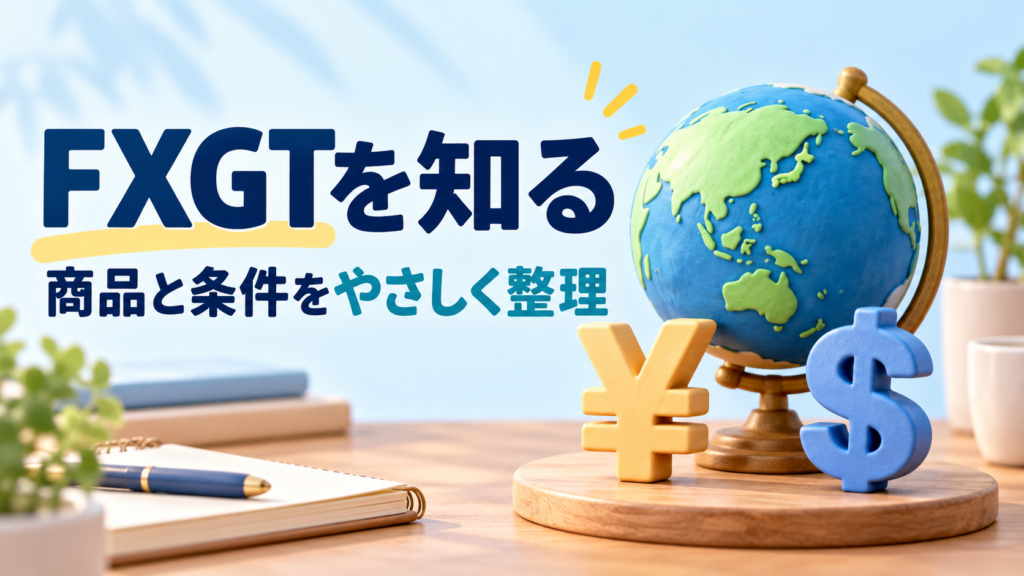 FXGTとは？取扱商品と口座を作る前に確認したいこと