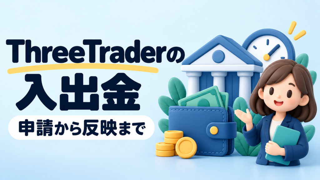 ThreeTraderの入金・出金方法｜利用条件と手続きの流れ
